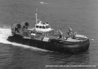AP1-88 hovercraft with the Canadian Coastguard